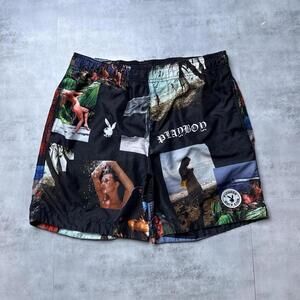 Y2K Playboy 00s Board Swim Shorts